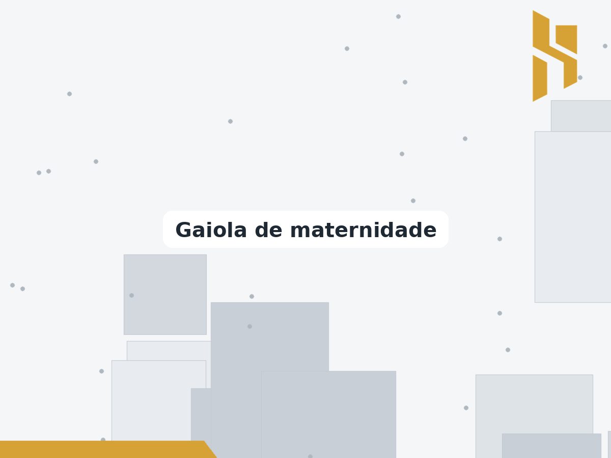 Gaiola de maternidade com piso plástico